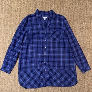 J. Jill Plaid Button-down Shirt